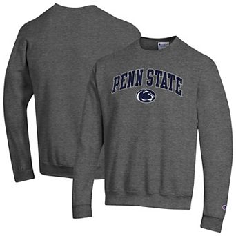 Men's Champion® Heather Charcoal Penn State Nittany Lions Arch Over Logo Pullover Sweatshirt