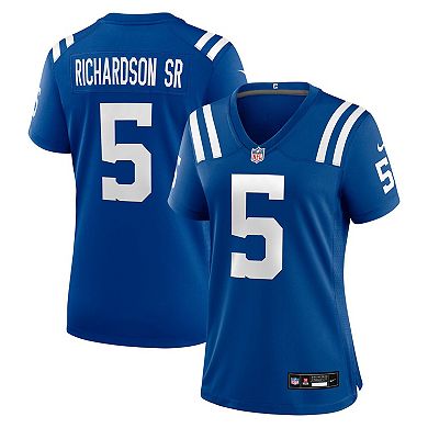 Women's Nike Anthony Richardson Sr. Royal Indianapolis Colts Team Game Jersey