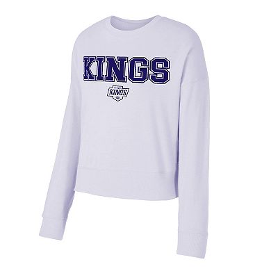 Women's Concepts Sport Light Purple Los Angeles Kings Tonal Pullover Sweatshirt