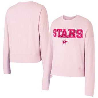 Women's Concepts Sport Pink Dallas Stars Tonal Pullover Sweatshirt