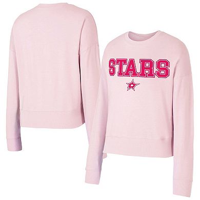 Women's Concepts Sport Pink Dallas Stars Tonal Pullover Sweatshirt