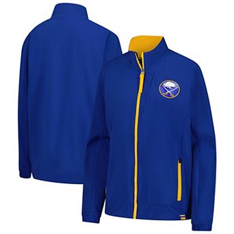 Women's Fanatics Royal Buffalo Sabres Authentic Pro Rink Coaches Full-Zip Jacket