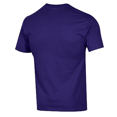 Men's Champion Purple Kansas State Wildcats Basic Arch T-Shirt
