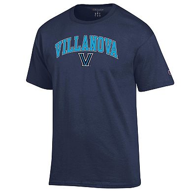 Men's Champion® Navy Villanova Wildcats Arch Over Logo T-Shirt