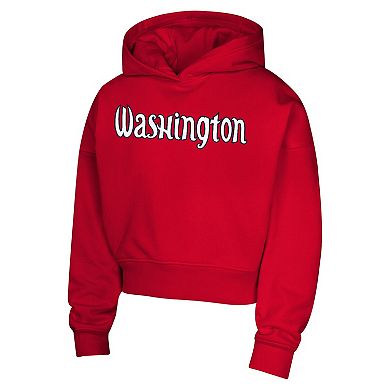 Girls Youth Red Washington Mystics Top Closer Fashion Pullover Hoodie