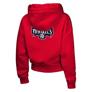 Girls Youth Red Washington Mystics Top Closer Fashion Pullover Hoodie
