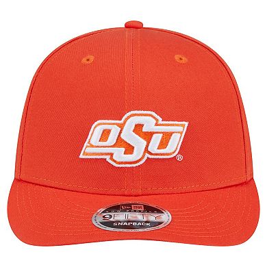 Men's New Era Orange Oklahoma State Cowboys Low Profile 9FIFTY Snapback Hat