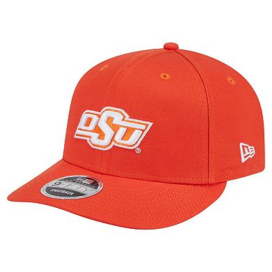 Men's New Era Orange Oklahoma State Cowboys Low Profile 9FIFTY Snapback Hat
