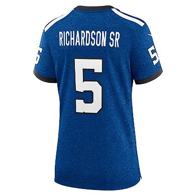Women's Nike Anthony Richardson Sr. Royal Indianapolis Colts Alternate Indiana Nights Game Jersey