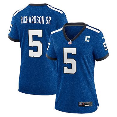 Women's Nike Anthony Richardson Sr. Royal Indianapolis Colts Alternate Indiana Nights Game Jersey