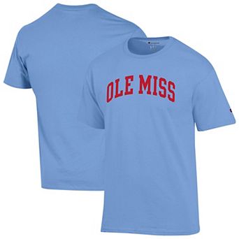 Men's Champion Powder Blue Ole Miss Rebels Basic Arch T-Shirt