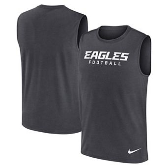 Men's Nike Gray Philadelphia Eagles Primetime Legend Performance Muscle Tank Top