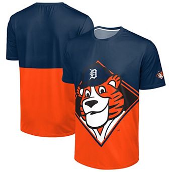 Men's FOCO Navy/Orange Detroit Tigers Big Logo Mascot T-Shirt