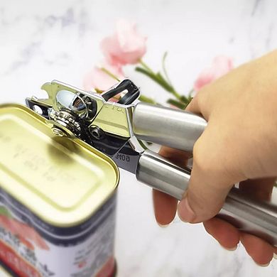 Stainless Steel Heavy Duty 3-in-1 Kitchen Can Opener 2 Pcs