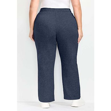 Avenue Women's Plus Size Piper Wide Leg Sweatpant