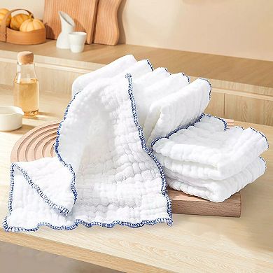 Ultra-Soft Super Absorbent Kitchen Cleaning Cloths 8"x8" 8 Pcs