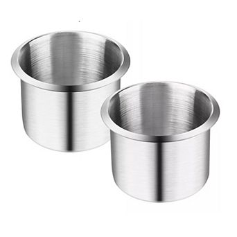 Universal Stainless Steel Cup Drink Holders 2 pc