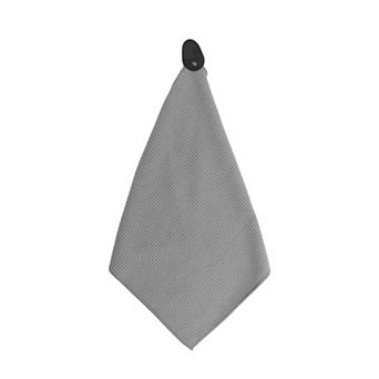 Soft Waffle Pattern Golf Towel for Cleaning Golf Balls and Clubs - 1 pc Microfiber Towel