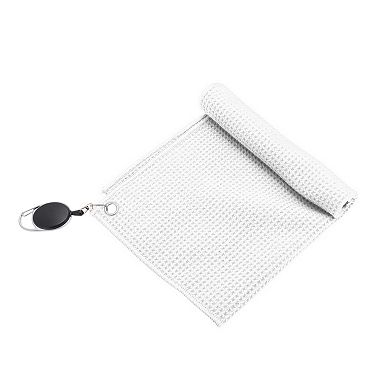 Simple Golf Towel for Cleaning Golf Balls and Clubs 15.75"x15.75" 1 Pc