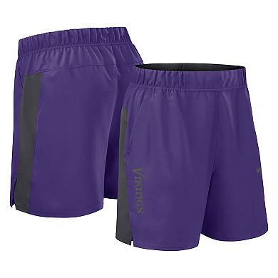 Men's Nike Purple Minnesota Vikings Woven Victory Performance Shorts