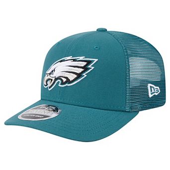 Men's New Era Midnight Green Philadelphia Eagles Main Trucker 9SEVENTY Stretch-Snap Hat