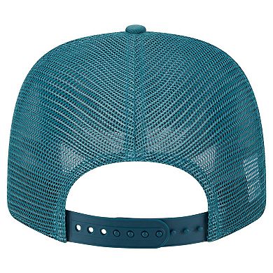 Men's New Era Midnight Green Philadelphia Eagles Main Trucker 9SEVENTY Stretch-Snap Hat