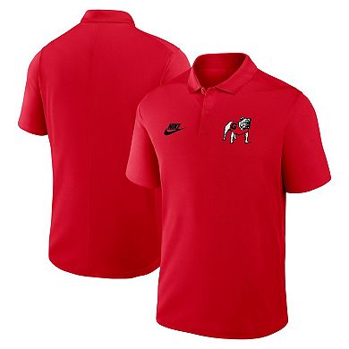 Men's Nike Red Georgia Bulldogs Primetime Victory Legacy Vault Logo Performance Polo