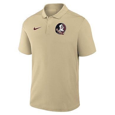 Men's Nike Gold Florida State Seminoles Primetime Victory Primary Logo Performance Polo