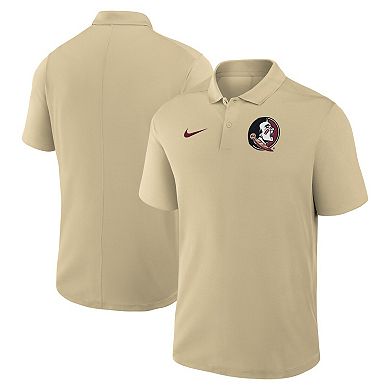 Men's Nike Gold Florida State Seminoles Primetime Victory Primary Logo Performance Polo