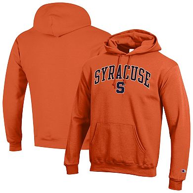 Men's Champion Orange Syracuse Orange Arch Over Logo Pullover Hoodie