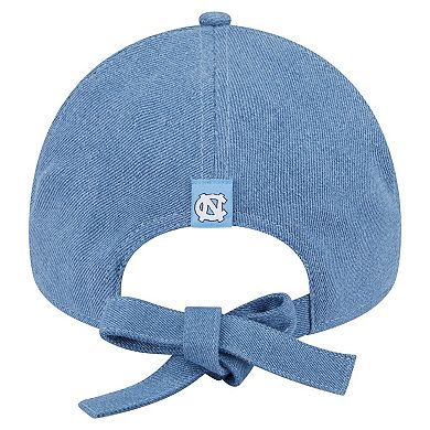 Women's New Era Denim North Carolina Tar Heels A-Frame 9FORTY Adjustable Hat