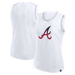 売れ筋商品|||カールバンクス カットソー トップス レディース Women'sWhite Atlanta Braves Curveball Tank Top White White Atlanta Baseball Pullover | DU Exclusives | Dress Up