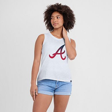 Women's Fanatics White Atlanta Braves Activate Slub Tank Top