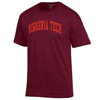 Men's Champion Maroon Virginia Tech Hokies Basic Arch T-Shirt