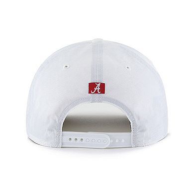 Men's '47 White Alabama Crimson Tide Condor Hitch brrr Adjustable Hat