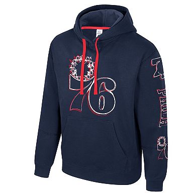 Unisex Stadium Essentials Navy Philadelphia 76ers Elementized Pullover Hoodie