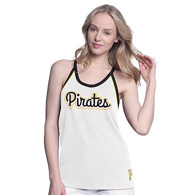 Women's G-III 4Her by Carl Banks White Pittsburgh Pirates Curveball Tank Top