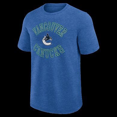 Men's Heather Blue Vancouver Canucks Success T-Shirt