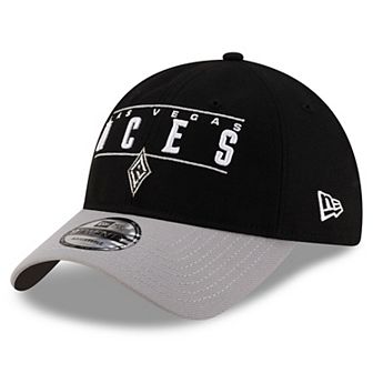 Unisex New Era Black/Silver Las Vegas Aces 2025 WNBA Draft 9TWENTY Adjustable Hat