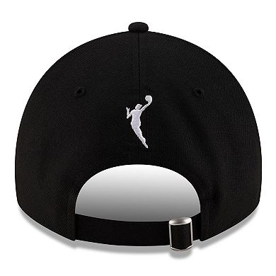 Unisex New Era Black/Silver Las Vegas Aces 2025 WNBA Draft 9TWENTY Adjustable Hat
