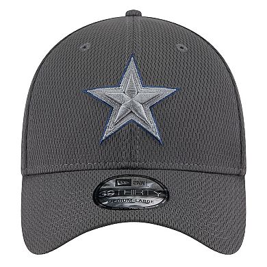 Men's New Era Graphite Dallas Cowboys Main 39THIRTY Flex Hat