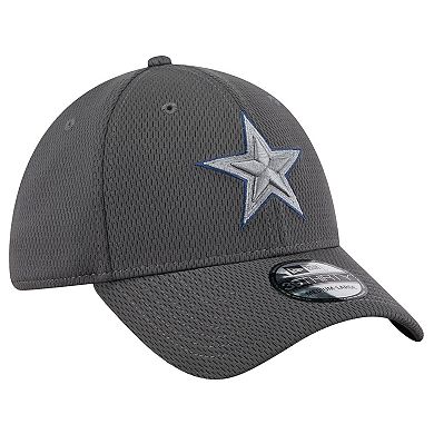 Men's New Era Graphite Dallas Cowboys Main 39THIRTY Flex Hat