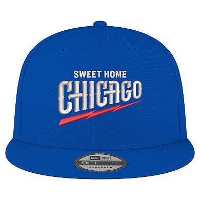 Men's New Era Royal Chicago Cubs Blues 9FIFTY Snapback Hat