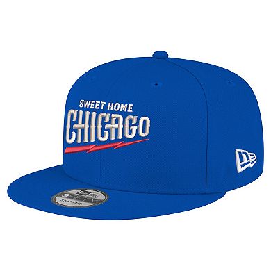 Men's New Era Royal Chicago Cubs Blues 9FIFTY Snapback Hat