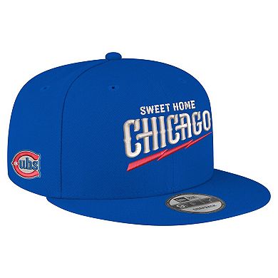 Men's New Era Royal Chicago Cubs Blues 9FIFTY Snapback Hat