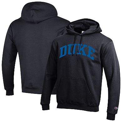 Men's Champion Black Duke Blue Devils Basic Arch Fleece Pullover Hoodie