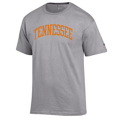 Men's Champion Heather Gray Tennessee Volunteers Basic Arch T-Shirt