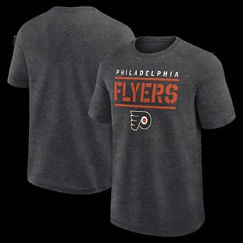 Men's Heather Charcoal Philadelphia Flyers Top Notch T-Shirt