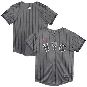 Preschool Nike Gray New York Mets City Connect Jersey