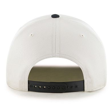 Men's '47 Cream/Black Philadelphia Eagles Safe Bet Stable Hitch Adjustable Hat